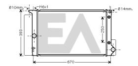 ElectroAuto 31R71314 - RADIADOR->APLICACION ORIGINAL TOYOT