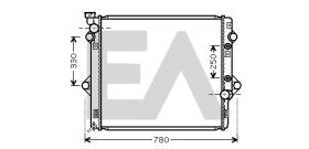 ElectroAuto 31R71315 - RADIADOR AGUA TOYOTA