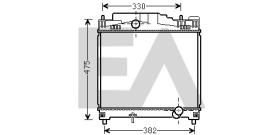 ElectroAuto 31R71317 - RADIADOR->APLICACION ORIGINAL TOYOT