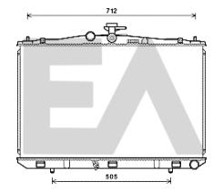 ElectroAuto 31R71320 - RADIADOR->APLICACION ORIGINAL LEXUS