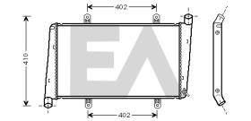 ElectroAuto 31R78043 - RADIADOR->APLICACION ORIGINAL VOLVO