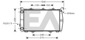 ElectroAuto 31R79001 - RADIADOR->APLICACION ORIGINAL WARTB