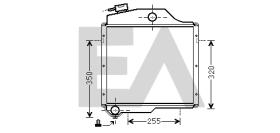 ElectroAuto 31R80001 - RADIADOR->APLICACION ORIGINAL ZETOR