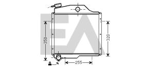 ElectroAuto 31R80002 - RADIADOR->APLICACION ORIGINAL ZETOR