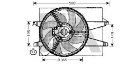  33V22033 - ELECTROVENTILADOR MAZDA