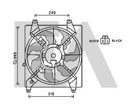 ElectroAuto 33V28028 - VENTILADOR->APLICACION ORIGINAL HYU