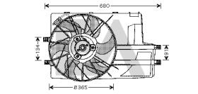 ElectroAuto 33V50012 - VENTILADOR->APLICACION ORIGINAL MER