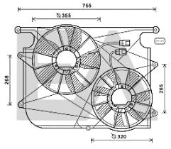ElectroAuto 33V54043 - VENTILADOR->APLICACION ORIGINAL CHE