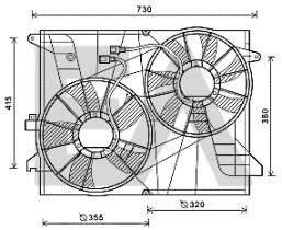 ElectroAuto 33V54044 - VENTILADOR->APLICACION ORIGINAL CHE