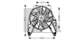 ElectroAuto 33V60016 - VENTILADOR->APLICACION ORIGINAL REN