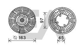 ElectroAuto 35C45D07 - DISCO EMBRAGUE VENTILADOR->APLICACI