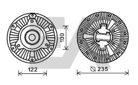 ElectroAuto 35C45D09 - DISCO EMBRAGUE VENTILADOR->APLICACI