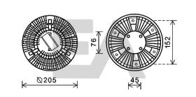 ElectroAuto 35C45D12 - DISCO EMBRAGUE VENTILADOR->APLICACI