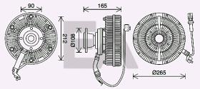 ElectroAuto 35C47D11 - EMBRAGUE VISCOSO->VENTILADOR MAN