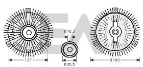 ElectroAuto 35C50D02 - EMBRAGUE VISCOSO->VENTILADOR MERCED