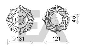 ElectroAuto 35C51D02 - DISCO EMBRAGUE VENTILADOR->APLICACI