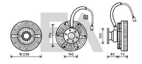 ElectroAuto 35C59D02 - EMBRAGUE VISCOSO->VENTILADOR RENAUL