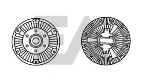 ElectroAuto 35C59D04 - DISCO EMBRAGUE VENTILADOR->APLICACI