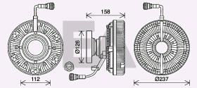 ElectroAuto 35C59D08 - DISCO EMBRAGUE VENTILADOR->APLICACI