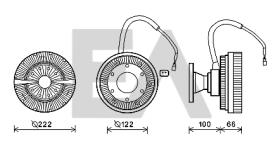 ElectroAuto 35C63D05 - DISCO EMBRAGUE VENTILADOR->APLICACI