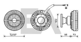 ElectroAuto 35C63D06 - DISCO EMBRAGUE VENTILADOR->APLICACI