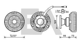 ElectroAuto 35C63D07 - DISCO EMBRAGUE VENTILADOR->APLICACI