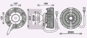 ElectroAuto 35C63D08 - DISCO EMBRAGUE VENTILADOR->APLICACI