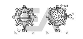 ElectroAuto 35C69D01 - DISCO EMBRAGUE VENTILADOR->APLICACI