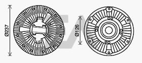 ElectroAuto 35C76D03 - DISCO EMBRAGUE VENTILADOR->APLICACI