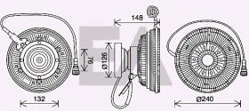 ElectroAuto 35C76D07 - DISCO EMBRAGUE VENTILADOR->APLICACI