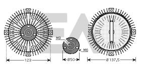 ElectroAuto 35C77D01 - EMBRAGUE VISCOSO->VENTILADOR VOLKSW