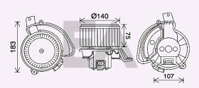  42A54025 - TURBINA HABITACULO->APLICACION ORIG