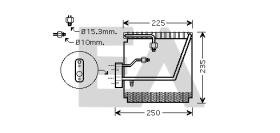 ElectroAuto 43B26001 - EVAPORADOR->APLICACION ORIGINAL HON