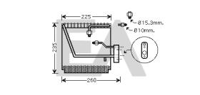 ElectroAuto 43B26003 - EVAPORADOR->APLICACION ORIGINAL HON