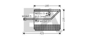 ElectroAuto 43B26004 - EVAPORADOR->APLICACION ORIGINAL HON