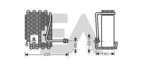 ElectroAuto 43B28003 - EVAPORADOR->APLICACION ORIGINAL HYU