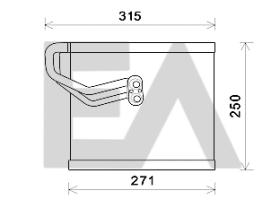 ElectroAuto 43B28004 - EVAPORADOR->APLICACION ORIGINAL HYU