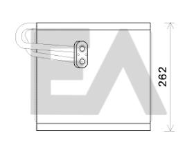 ElectroAuto 43B28008 - EVAPORADOR->APLICACION ORIGINAL HYU