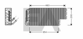 ElectroAuto 43B50013 - EVAPORADOR->APLICACION ORIGINAL MER