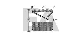 ElectroAuto 43B50014 - EVAPORADOR->APLICACION ORIGINAL MER