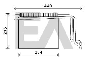 ElectroAuto 43B50022 - EVAPORADOR->APLICACION ORIGINAL MER