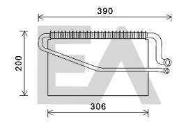 ElectroAuto 43B50023 - EVAPORADOR->APLICACION ORIGINAL MER