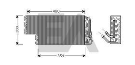 ElectroAuto 43B50027 - EVAPORADOR->APLICACION ORIGINAL MER