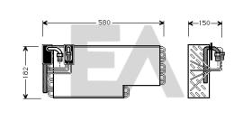 ElectroAuto 43B50028 - EVAPORADOR->APLICACION ORIGINAL MER