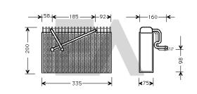 ElectroAuto 43B54004 - EVAPORADOR->APLICACION ORIGINAL CHE