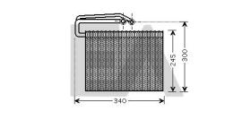 ElectroAuto 43B54010 - EVAPORADOR VAUXHALL