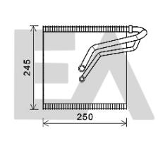 ElectroAuto 43B77006 - EVAPORADOR->APLICACION ORIGINAL AUD