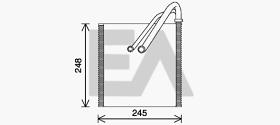 ElectroAuto 43B77007 - EVAPORADOR->APLICACION ORIGINAL AUD