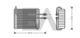 ElectroAuto 43B78004 - EVAPORADOR->APLICACION ORIGINAL VOL