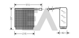 ElectroAuto 43B78007 - EVAPORADOR->APLICACION ORIGINAL VOL